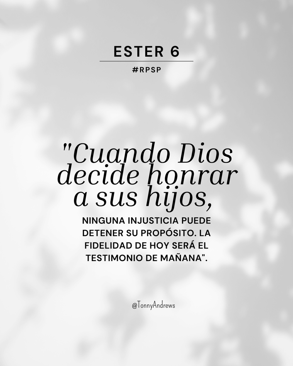 TonnyAndrews's tweet photo. 📖 #RPSP - Ester 6✨
“Aunque Dios parezca guardar silencio, ya está preparando el momento de la vindicación de quienes le son fieles. El Rey del cielo nunca olvida a los que confían en Él”. 🙏
#PrimeroDios #rpsp #Ester6 #CuscoA #MSOP #UPSur https://t.co/PUKLnu7j2g