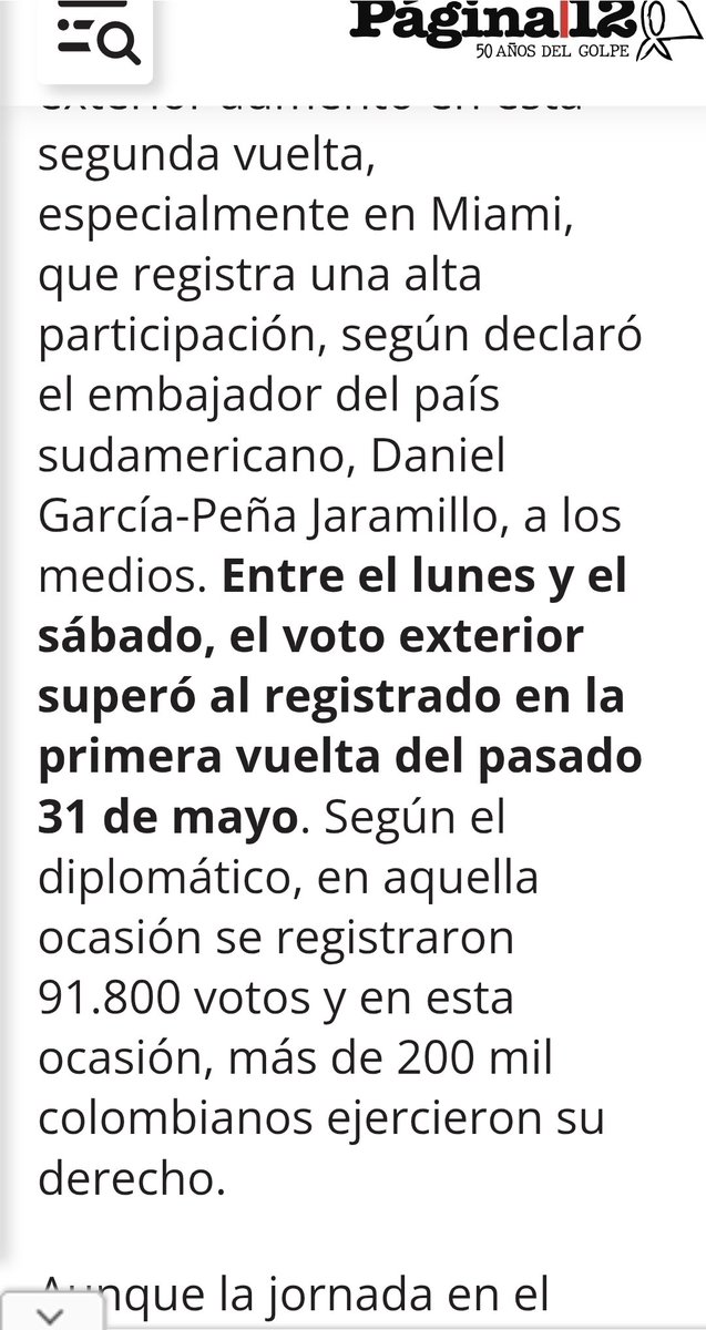 parabertos's tweet photo. 108 mil votos de más en Miami, y 140 mil que perdió en Bogotá, ahi esta la Diferencia que le hizo falta a #CepedaPresidente
#Cepeda tuvo
12708712 votos
@IvanCepedaCast
#SeñalInvestigativa
#LiberenABetoCoral
#MesaDeAnalisis
#Colombia https://t.co/3yeFS8dcgB