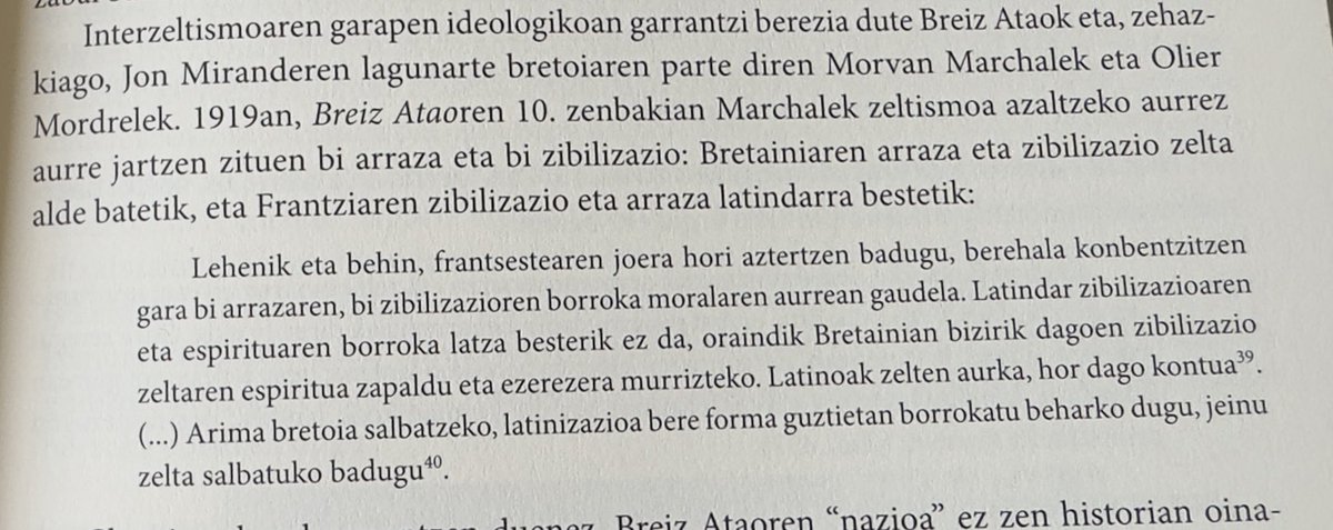 GotzonAr's tweet photo. Ez da izango politikoki oso korrektoa gaut egun, baina zein gertuko sentitzen ditudan Mikel Sotoren “Mirande herriminez, ezin-minez” liburuan topatutako esaldi hauek… #Mirande #Breiz #BreizAtao #Marchal #Mirande #MikelSoto https://t.co/NctAGyc5jT