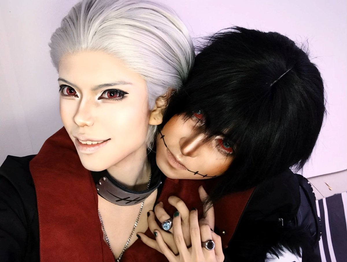 Katiadeceptions's tweet photo. 生活充满角飛会更美好😚
#角飛 #kkhd #kakuhidan #kakuhida #cosplay #kakuzu #hidan #naruto https://t.co/H5VU5bsn5D