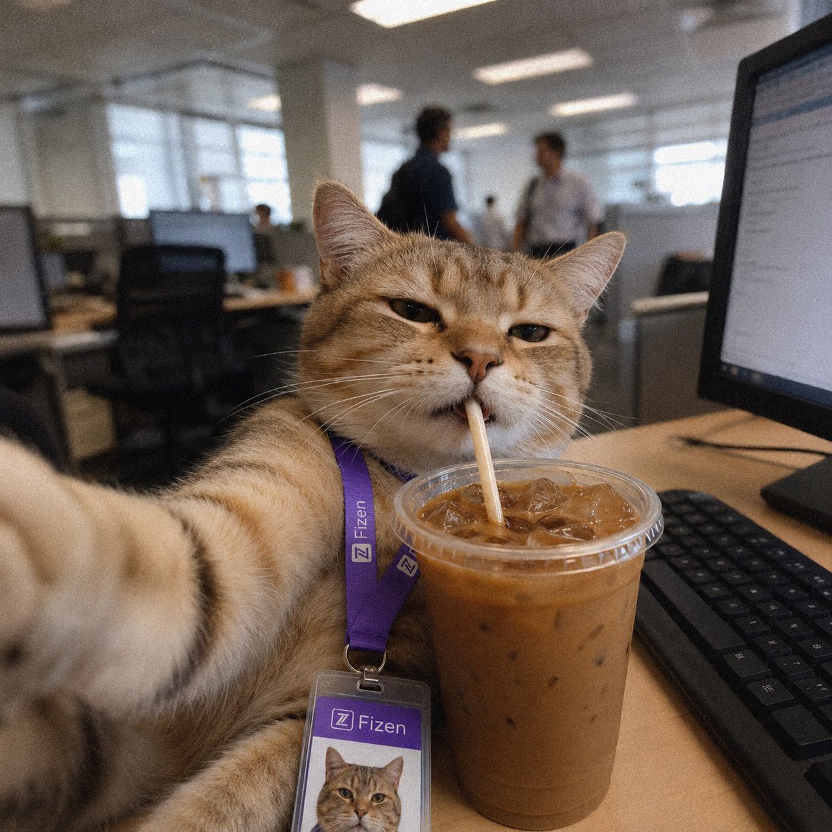 fizenapp's tweet photo. Fizen Employee #001

Monday update: still pairing work with coffee.
now strategizing lunch for max cashback. https://t.co/tXnSUCRY2A