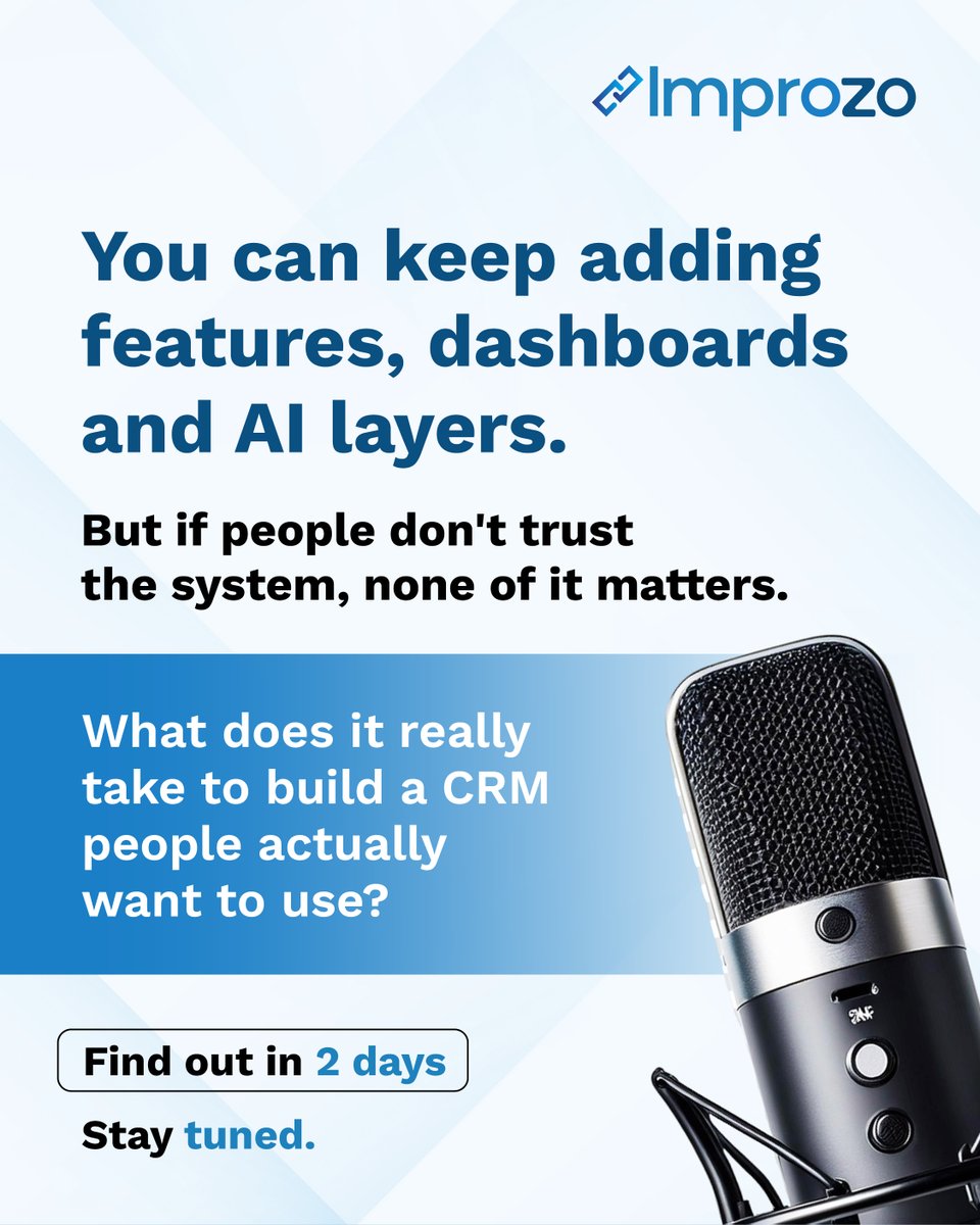 improzo2025's tweet photo. You can build smarter systems and add the latest AI capabilities, but if people don't trust CRM or see value in it, adoption suffers. In just 2 days, Jane Urban and Jason Harlander explore what it really takes to build a CRM people actually want to use. https://t.co/nN1zft66nI