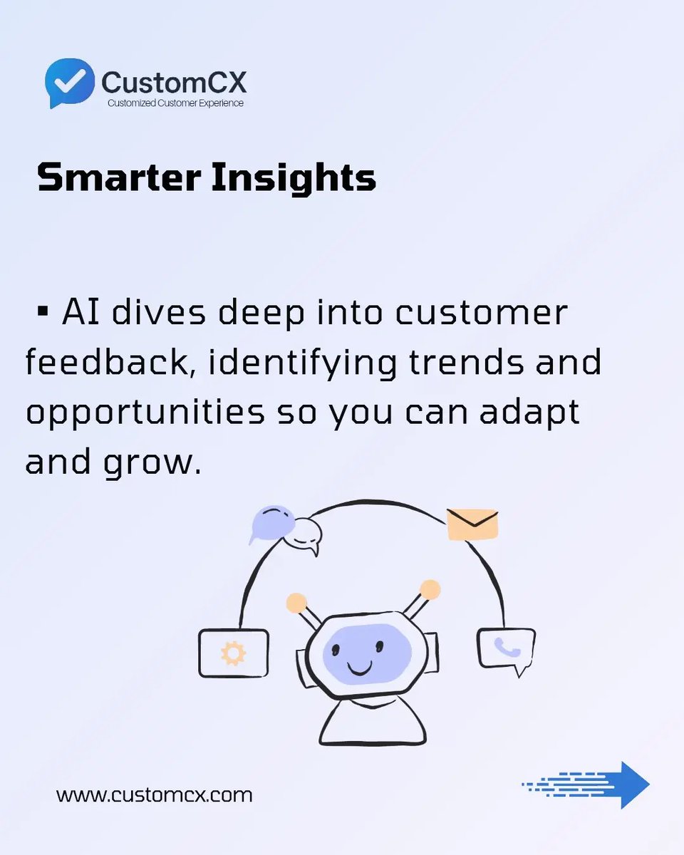 CustomCx's tweet photo. At CustomCX, we bring AI to the heart of your customer experience. Personalization, seamless follow-ups, and smarter insights help you build lasting relationships. Learn more at https://t.co/S6azKmbdAo and elevate your business today. https://t.co/xPbK42xDbH