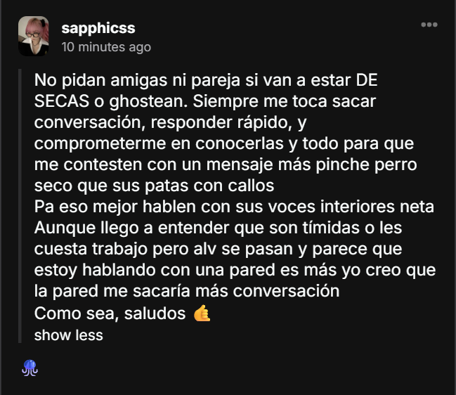 zqsapphicss's tweet photo. toda la razón anon 🪼 https://t.co/Bcuh9nsgSj