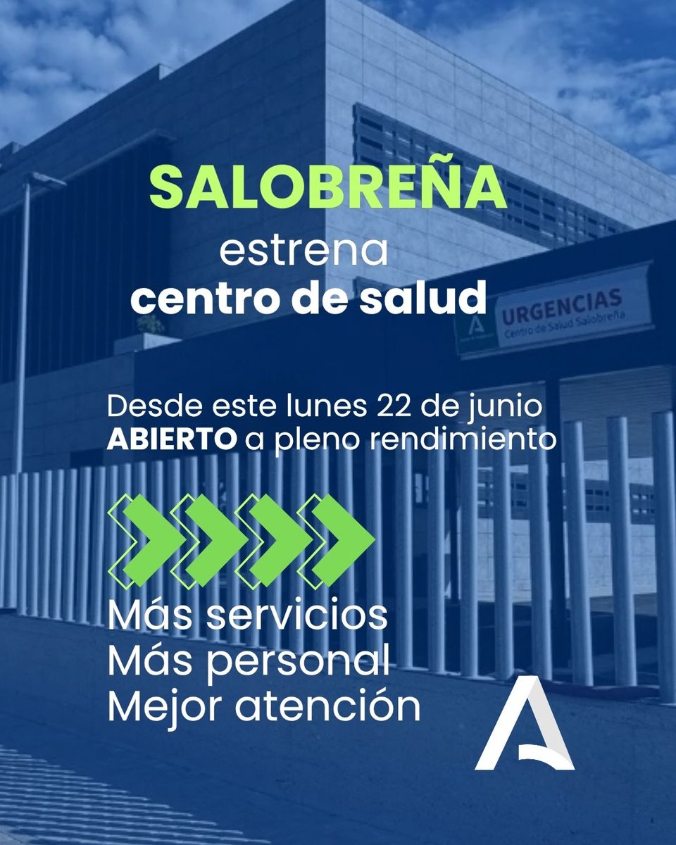 saludand's tweet photo. 🙌 Nuevo impulso a la asistencia sanitaria en la provincia de #Granada.

🏥 Salobreña estrena hoy su nuevo centro de salud, que abre ya a pleno rendimiento para atender a más de 17.500 usuarios⤵️ https://t.co/dAZa3t9wms