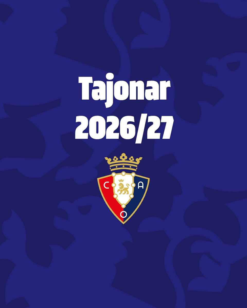 Osasuna_Tajonar's tweet photo. Mañana, a partir de las 12:00 horas, tendrá lugar la presentación del proyecto del fútbol base de Tajonar para la próxima temporada de la mano de Ángel Alcalde y Patxi Puñal en El Sadar.

La misma podrá seguirse en directo en los canales oficiales del club. https://t.co/BpKl3RfpUj