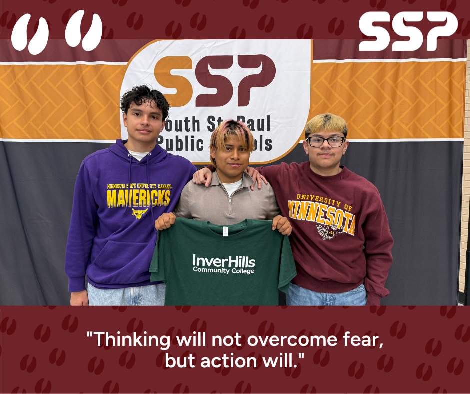 SSPPS6's tweet photo. "Thinking will not overcome fear, but action will." — W. Clement Stone #MotivationalMonday #PackerPride https://t.co/nnUqLw0C1c