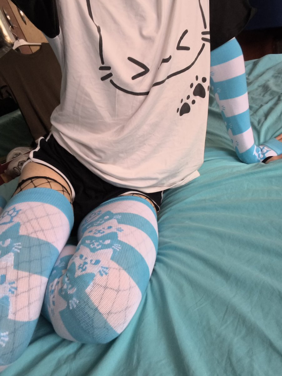 FemboyYuki's tweet photo. quick lazy pic with the merch, I'll take some serious ones laterrr https://t.co/9hJw7naqpc