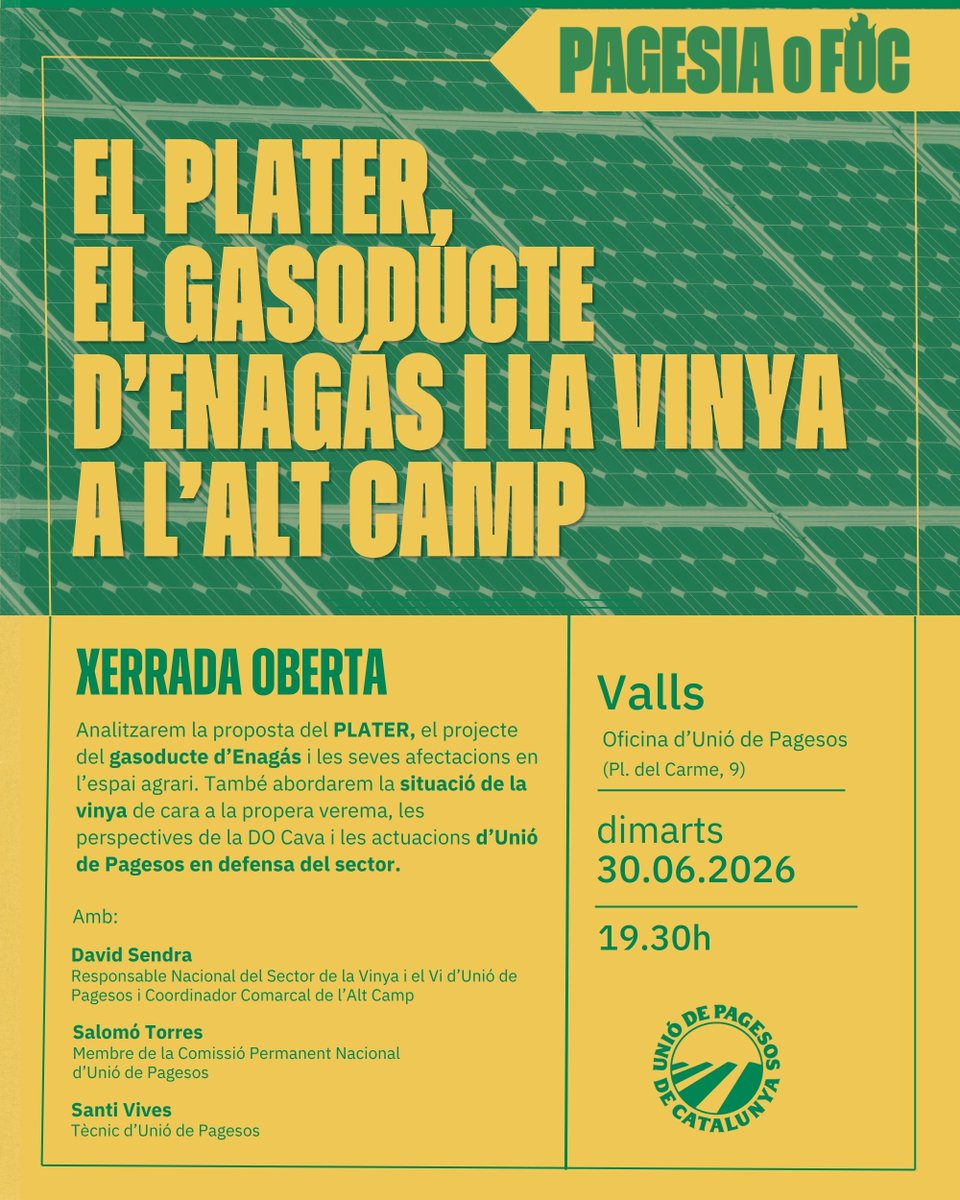 uniopagesos's tweet photo. 📅 Agenda Pagesa | A partir del 22 de juny

📍Les cites destacades d'Unió de Pagesos https://t.co/q3plQ3hVMG
