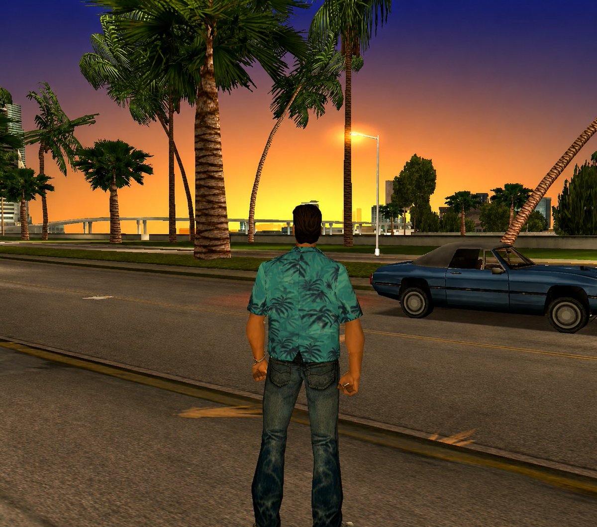 vibeonX69's tweet photo. Hot Take:

If Vice City had today's graphics, half the gaming industry would be in trouble https://t.co/AyCi1NwnyD