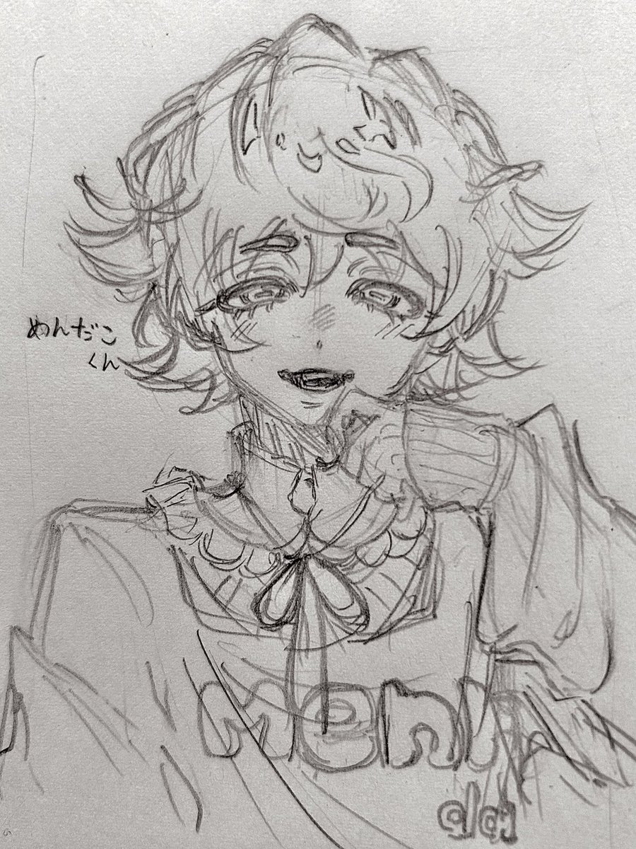 aopensi's tweet photo. 思ったより可愛いキャラができたのでいつか清書したい https://t.co/QbPuHPMN1J