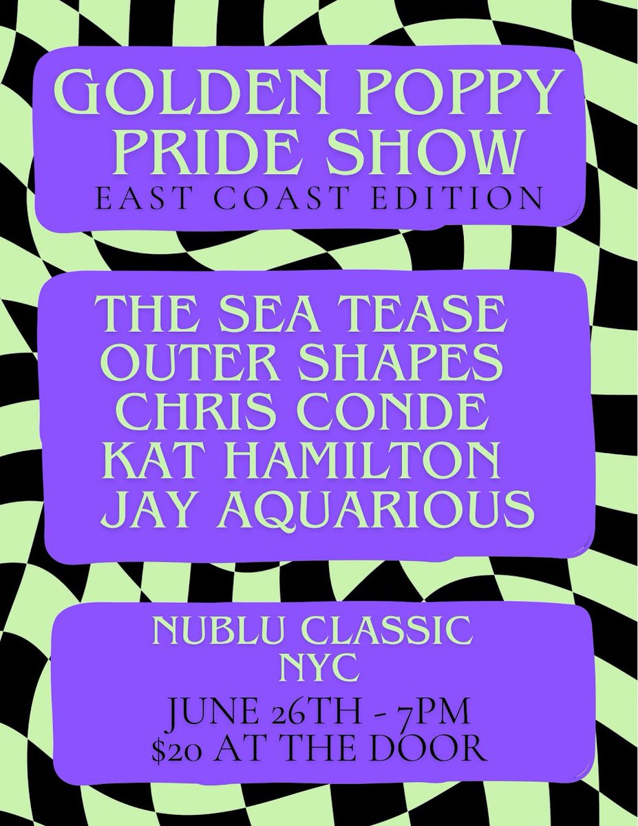 JayAquarious's tweet photo. I'll be performing in NYC during PRIDE weekend! My first music gig in NYC!!! Let's go!! 📺🌸🩷💫🥳🙌🏾🌈 https://t.co/nbRVBB2Iuj