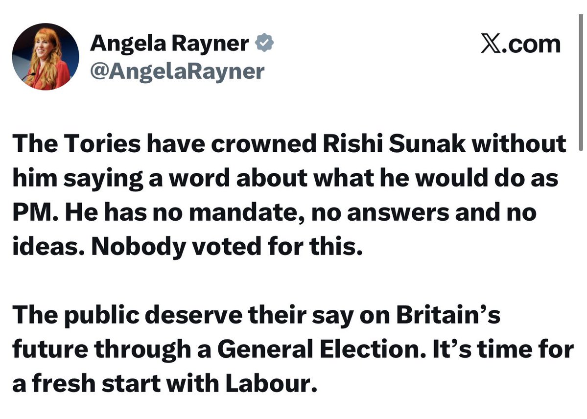 benonwine's tweet photo. Who else AGREES with Angela Rayner that there should be a General Election? https://t.co/DpV6FXyBem