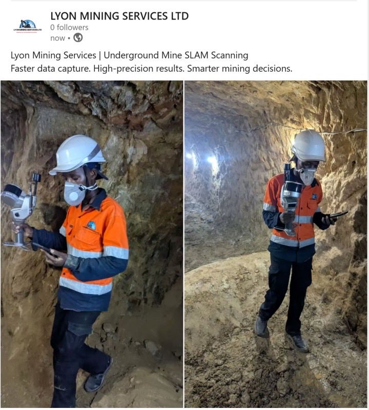 LyonMining's tweet photo. Modern 3D SLAM Scanner for underground mining operation optimization https://t.co/j6NHblZbPR