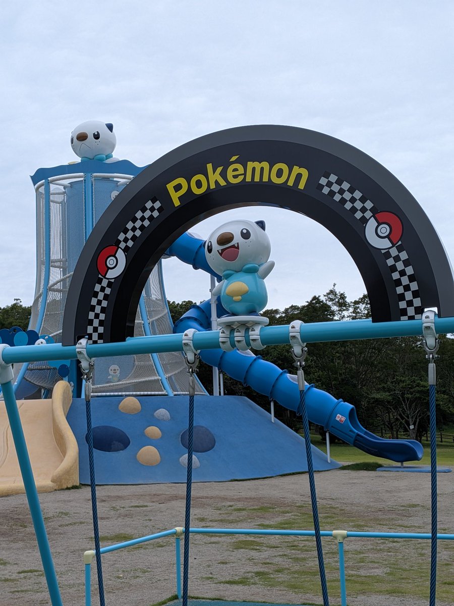 hachiware380's tweet photo. 先週三重県にポケ活しに行ってきたんだよ〜ミジュマル公園可愛すぎた！ https://t.co/pPKJomdnsK