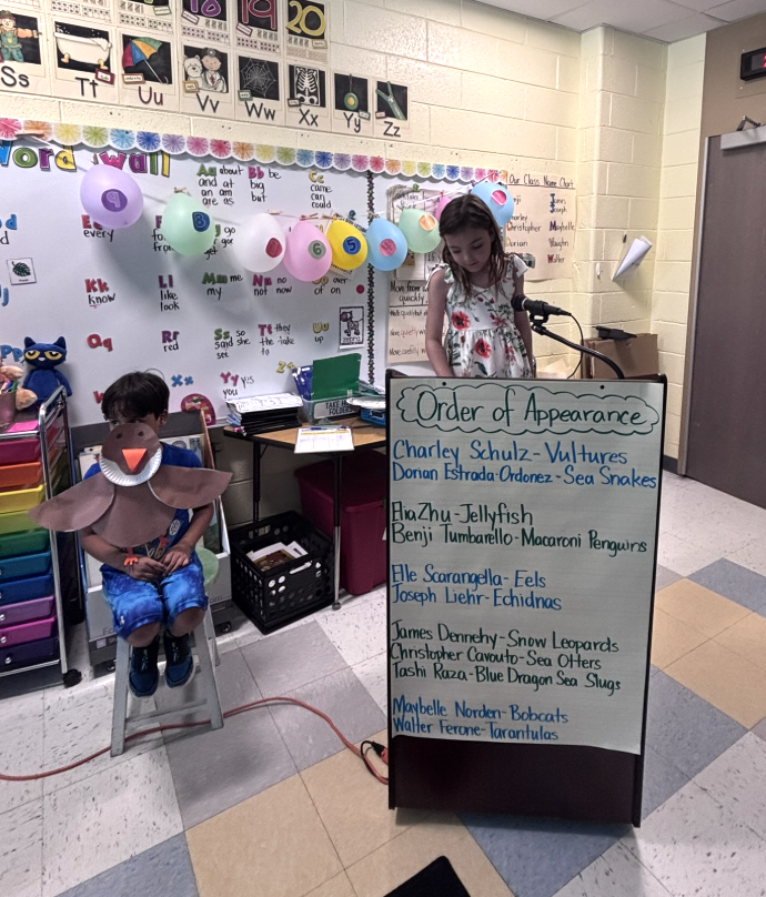rsufsd's tweet photo. Our first-grade students proudly showcased their animal research projects as families joined for a special presentation event at RSE! Thank you to our families for supporting our students and celebrating their hard work. We are so proud of these budding scientists and authors! https://t.co/Ed207NE3qT