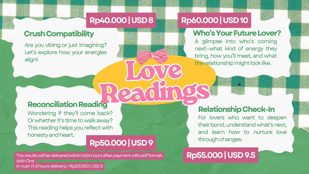 Selunaria's tweet photo. @hy0enjeans AKU BISAA, KAKK!! mau dibacain tentang apaa? untuk package lengkap dan contact bisa langsung click link yang ada di bio yaaa. https://t.co/jUa211OZAe
