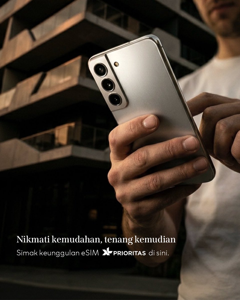 XL_Prioritas's tweet photo. Teknologi bisa sama untuk semua, tapi hanya eSIM XL PRIORITAS yang siap memberikan kemudahan terbaik untukmu.

Nikmati beragam keunggulan yang disesuaikan dengan kebutuhan digitalmu sehari-hari. Kini hanya Rp80.000,- untuk kuota hingga 50GB. Yuk, upgrade sekarang! https://t.co/Hu0YEnyGe7