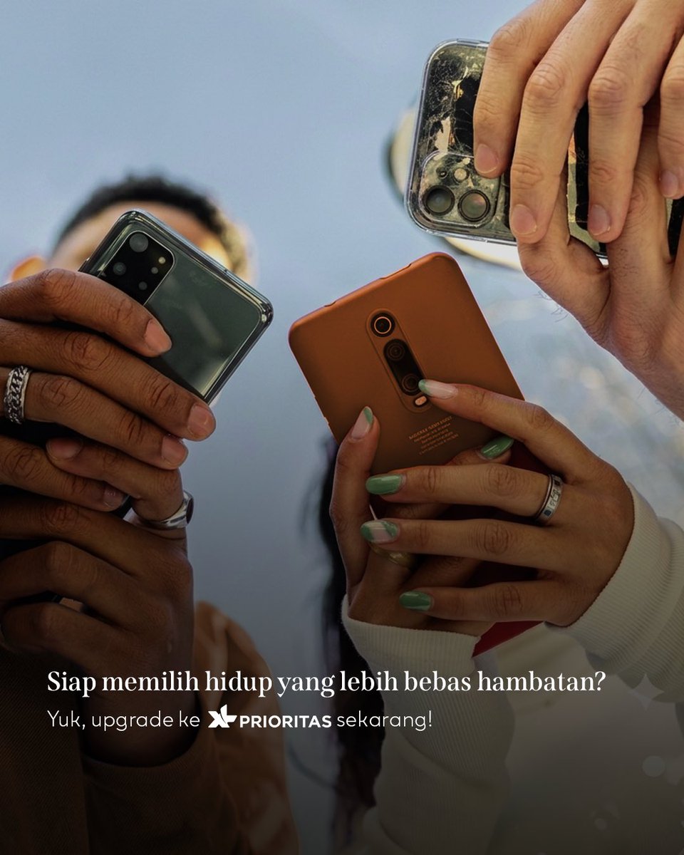 XL_Prioritas's tweet photo. Teknologi bisa sama untuk semua, tapi hanya eSIM XL PRIORITAS yang siap memberikan kemudahan terbaik untukmu.

Nikmati beragam keunggulan yang disesuaikan dengan kebutuhan digitalmu sehari-hari. Kini hanya Rp80.000,- untuk kuota hingga 50GB. Yuk, upgrade sekarang! https://t.co/Hu0YEnyGe7
