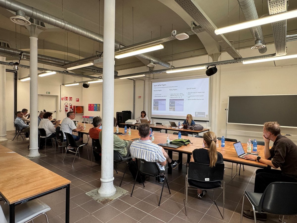 JournalURP's tweet photo. Our Editorial Board met in Venice during the 2026 EURA Conference to discuss the journal’s development and future direction. We thank our board members for their valuable insights and continued support!

#EURA2026 @EURAnews https://t.co/xruM0RxQwe
