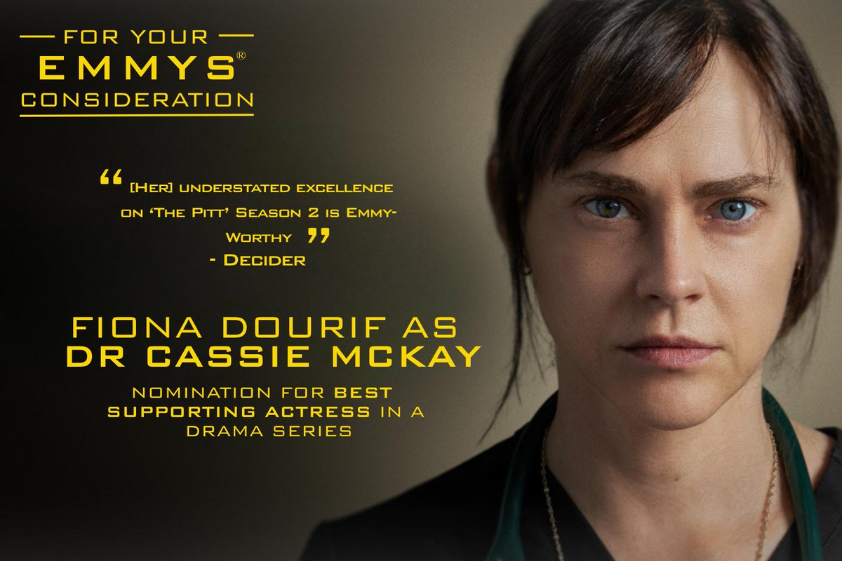 dourifupdates's tweet photo. FOR YOUR EMMYS® CONSIDERATION 

Happy final day of Emmy voting! Nominations close today at 10PM PT 💛 https://t.co/MT0Jr0GlFX