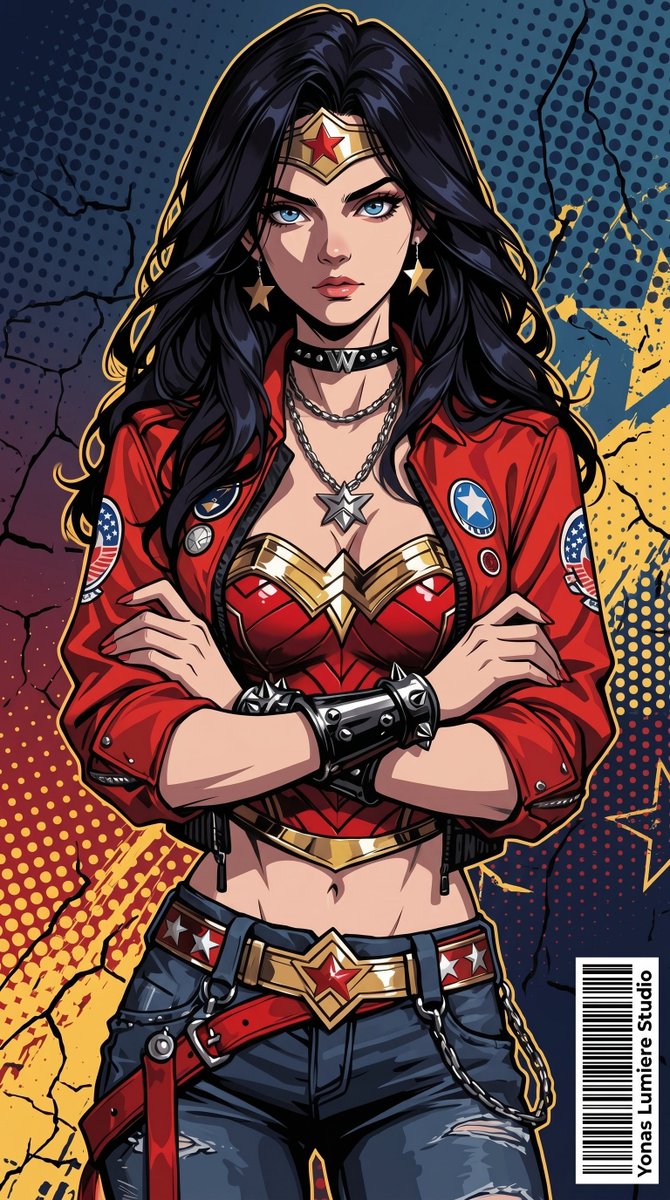 oneesan_aiart's tweet photo. Wonder Woman — reimagined in a cyberpunk future, she stands as a symbol of justice and strength, blending futuristic style with unwavering courage. ⚡🛡️

#WonderWoman #DCComics https://t.co/gwQYl33Nhj