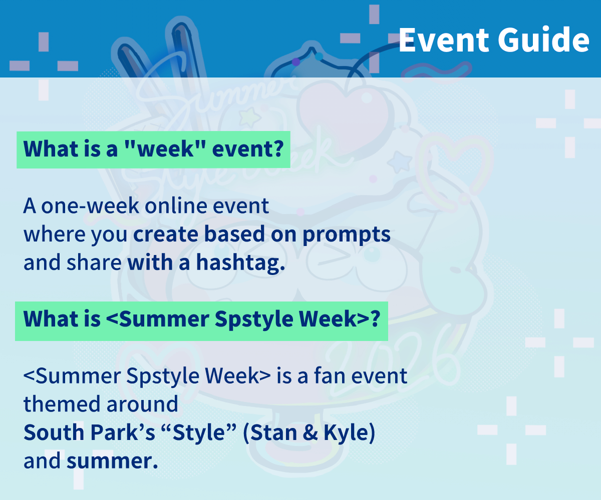 SummerSpstyle's tweet photo. 💙💚 

Event Guide (English)

💚💙 https://t.co/lrl0Ed6VWt