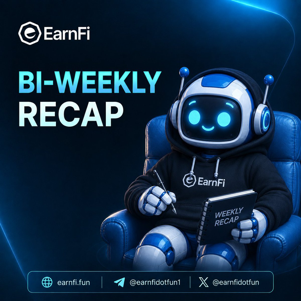 EarnFidotfun's tweet photo. Our BI-WEEKLY recap is out!

Over the past two weeks:
→ EarnFi was listed on https://t.co/BVF5jHr1p7
→ Solana Foundation featured EarnFi
→ New partnerships &amp; distribution
→ Creator contest launched
→ $EARNFI gained significant visibility

Full Breakdown 👇 https://t.co/nvzhUHvLAQ