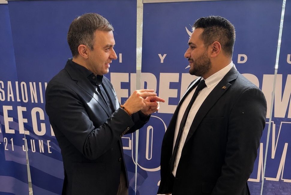 LF_ForeignAff's tweet photo. @LFPartyOfficial participated in the @IYDU Freedom Forum 2026 held from 18 to 21 June 2026 in Thessaloniki Greece,represented by @RodolphZgheib International Secretary at the @LFStudents1 &amp; Head of the Youth Sector within the Office of Relations with International Parties at LFFA https://t.co/ngDCLzEt9Q