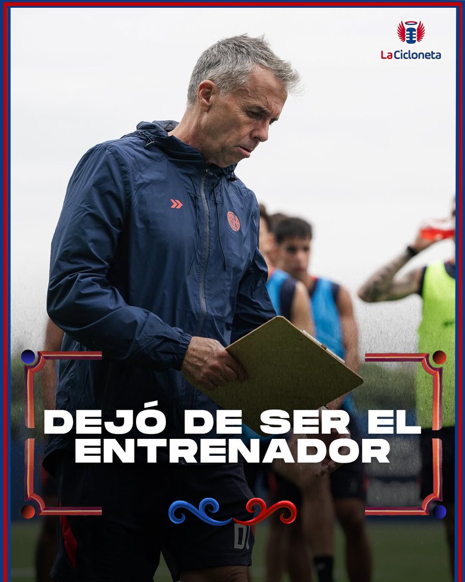 lacicloneta's tweet photo. 🔵🔴 SE QUEDÓ SIN DT

💣 Gustavo Álvarez DEJÓ DE SER el entrenador de #SanLorenzo. 

❌ El día que el Ciclón arranca la pretemporada de cara al segundo semestre el DT tomó la decisión de dejar su cargo.

🔜 Walter Perazzo estará al frente del plantel. 

⁉️ ¿Qué les parece? https://t.co/EvHEyrrAzu