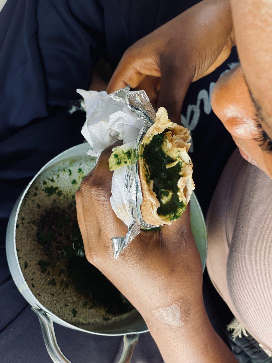 OneModupe's tweet photo. Shawarma and Ewedu🔥
A friend of mine told me about this combo, so i decided to try it out today https://t.co/zCqjrwcoVj
