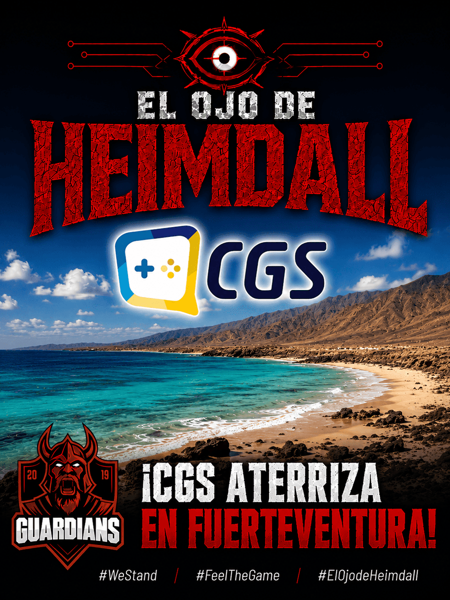 Guardians_EC's tweet photo. ¡Canarias Game Show llega a Fuerteventura! 🎮🇮🇨

El 27 y 28 de junio Morro Jable acoge el gran evento gaming. ¡Nuestros guardianes estarán allí compitiendo a por todas! 🔥

Fuente: https://t.co/tzQCbq04Wx

#WeStand #FeelTheGame #ElOjodeHeimdall #CanariasGameShow #Esports https://t.co/YxU8gtz6jp