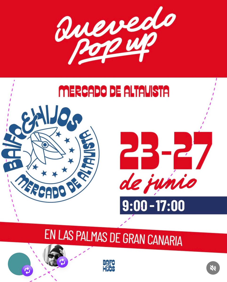 MercaAltavista's tweet photo. Les esperamos #Quevedo https://t.co/ja7U320c0n