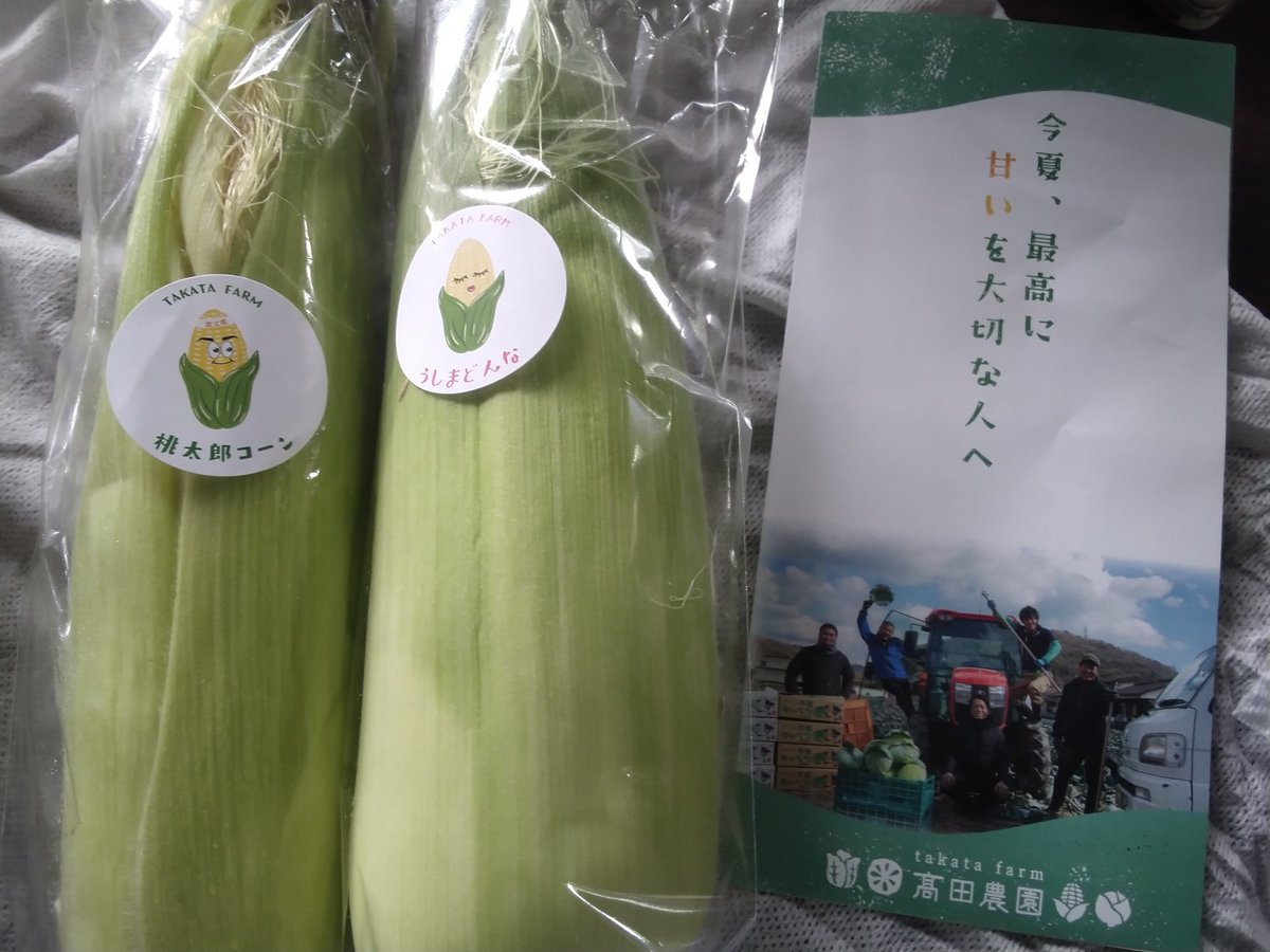 keimeifarm's tweet photo. I様より心のこもったお手紙をいただきました。
お便りをいただけることは本当に嬉しく、たくさん元気をいただきました。
暑さ対策用品も送っていただいたとの事で、本当にありがとうございます。

久しぶりの常連様も来ていただき、いっぱい差し入れを持ってきてくださいました🌽　最高に旨いです🎵 https://t.co/CnuJUP5P10