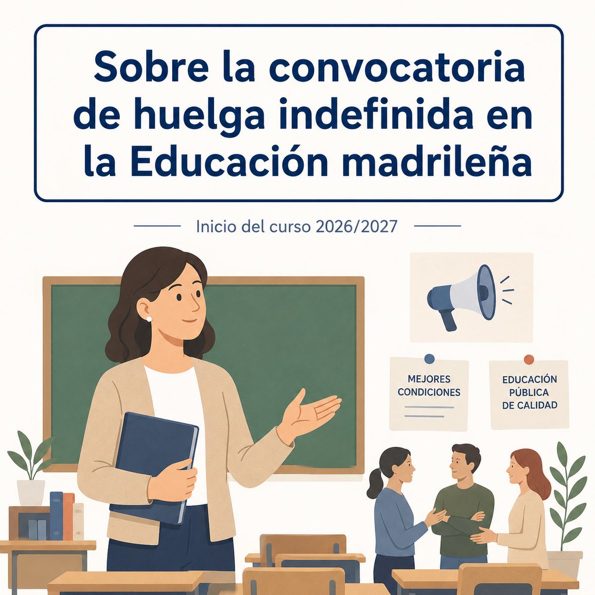 docentes_CSIT's tweet photo. Sobre la convocatoria de Huelga indefinida en la Educación madrileña

https://t.co/FGnGgSPuPK https://t.co/mhTJd6Y6Jb