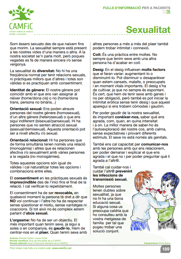 CAMFiC's tweet photo. 📢Nous #fullsperapacients disponibles! 

⁉️Sabies que des de 1999 oferim consells bàsics de salut accessibles per a tothom, basats en el benefici dels pacients i la pràctica clínica?

Accedeix aquí als nous fulls i a les últimes actualitzacions: https://t.co/MLe6Siruus https://t.co/xPDimVtKe1