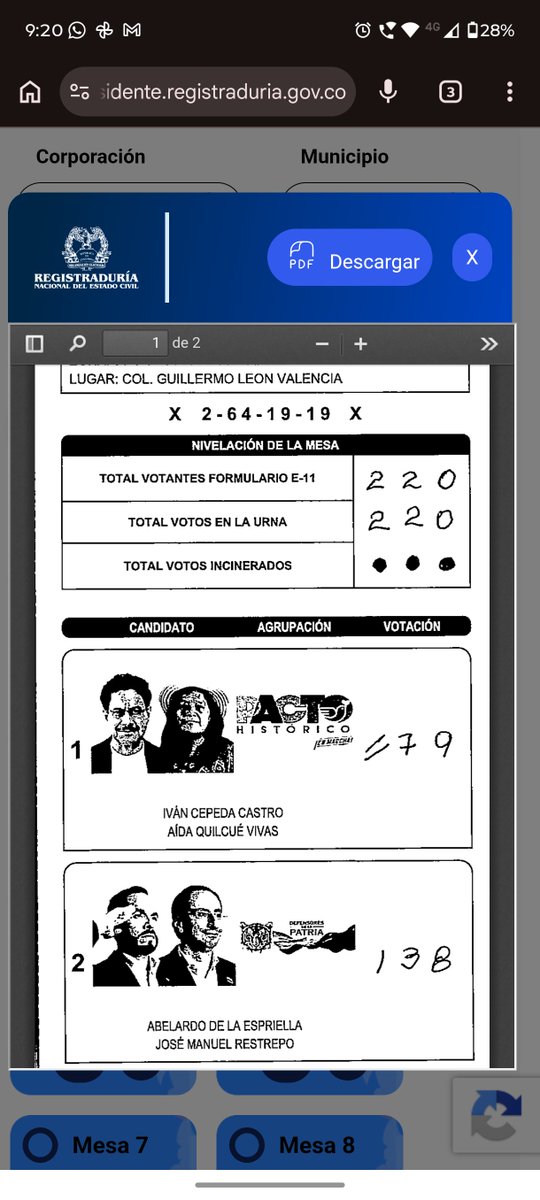 ElenaGaray_'s tweet photo. @JohnDa80001000 @JhonatanLR22 Son tres versiones de los formularios E-14, el de delegados donde se muestra es el original llenado por jurados con su firma a mano, los que tu colocas es el clavero, donde se pasa la información. Me imagino que se dieron cuenta del error garrafal y lo arreglaron (Eso espero) https://t.co/mF5r1eXw88
