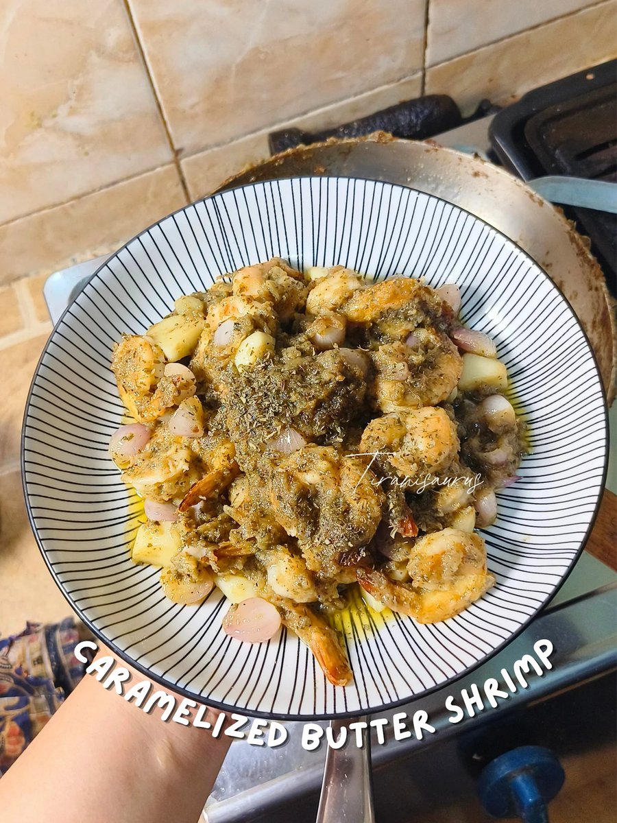Evesauruss's tweet photo. As request kak @sundeeybean aku post lagi karyaku yg ilikidirnyi ya guys~
Ini adalah menu masakan udang favoritku "Caramelized Butter Shrimp"
Kalian bisa modif resepku dengan hal yg kalian suka~ #EveMemasak #ResepnyaEve https://t.co/PZnNlHkJT2