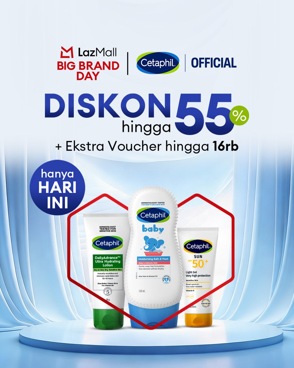 LazadaID's tweet photo. Jangankan perasaan kamu, kulit sensitif kamu aja aku perhatiin! Cetaphil tuh peduli parah loh sama kamu 👉 https://t.co/CJleKNRoio 🥺 https://t.co/QdhuVLWzQo