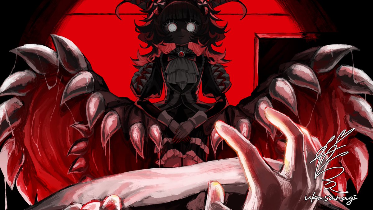 ukasanagi's tweet photo. [work]

Cult of ənigma様(@C_enigma_info) 
「夢悔いバクのご馳走讃美歌」
https://t.co/yuAv2ANYdR

イラスト担当させていただきました👿 https://t.co/tTFlBQFAc2