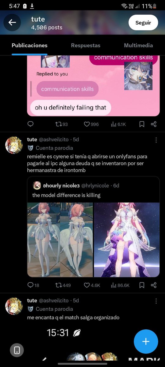 RimuriZack's tweet photo. @A_yepa_yupa @AlphaOYT Si hay uno que otro pendejo comparando y es lo que pasa en cualquier juego. El pedo son los que no tienen nada que ver con Wuwa y aun así tiran mrd, aunque estos ni juegan Wuwa xd https://t.co/ENLfQ2wXJa