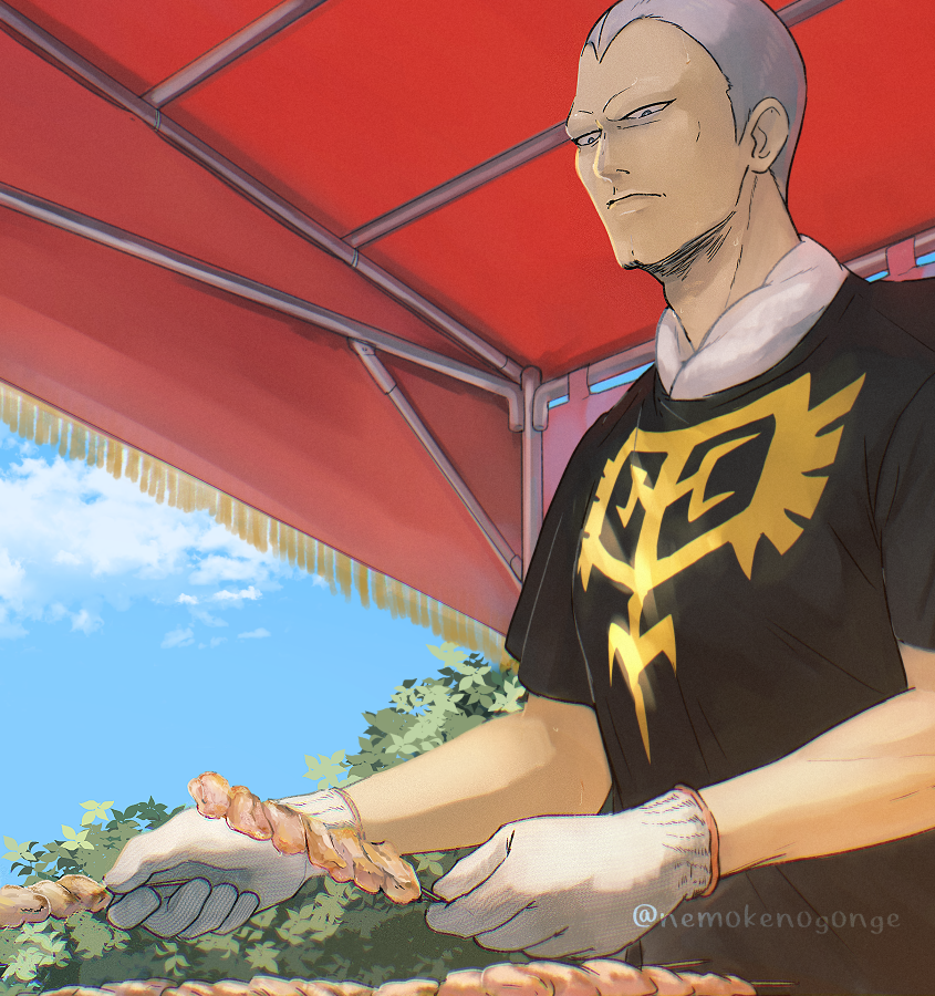 nemokenogonge's tweet photo. 総帥ぜったい黒Tシャツと軍手似合うから https://t.co/GFSvUsAxBZ