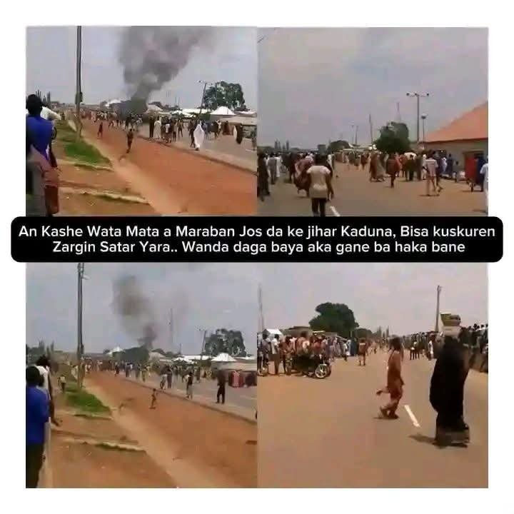 VIC_kutz's tweet photo. Everyone is very wild and mad in this country now 💔

An Islamic teacher and mother, Malama Ummulkhairi, was brutally k!ll€d and her body burned by a mob in Kaduna after she was wrongly accused of child trafficking. https://t.co/bKl5ZwdyPr