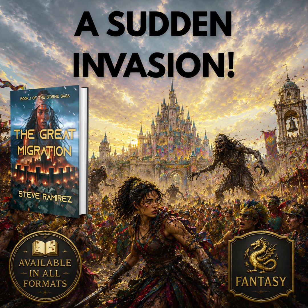 TwBookClub's tweet photo. The bells toll. The s'orne have come. With the kingdom under siege and madness spreading fast, Bellona must fight to survive.

Get Steve Ramirez’s “The Great Migration” now!

Available on select sites like @Amazon and @AbeBooks.

Follow the author: @steverbooks https://t.co/8jx6mEsB1f
