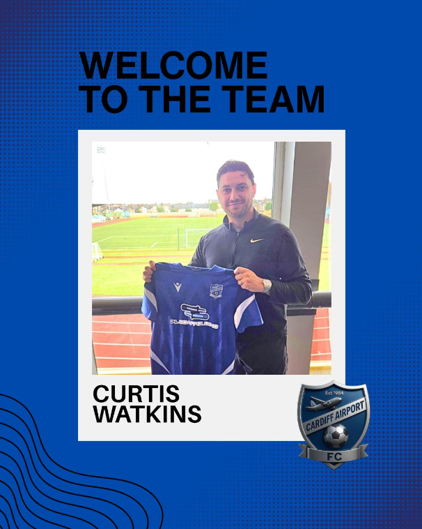 CAFootballClub's tweet photo. 2nd signing of the week ✍️ 

Cardiff Airport FC are delighted to announce and welcome back home Curtis Watkins to Jenner Park.

Curtis returns to the club after spells with a number of top-level sides, bringing with him valuable experience and quality. After taking a short break from the game, he is now back where he belongs – at Jenner Park.

A strong and commanding centre-back, Curtis possesses great ability and leadership qualities that will be a huge asset to the squad both on and off the pitch.

Everyone at Cardiff Airport FC is thrilled to see Curtis back in our colours, and we look forward to watching him in action once again.

Welcome back, Curtis! 💙⚽