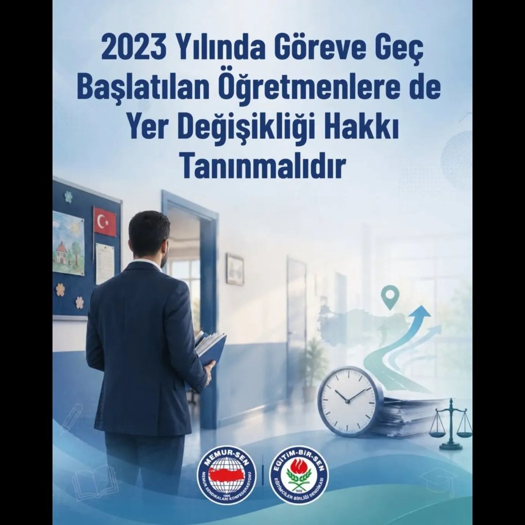 ebskmaras1's tweet photo. 2023 YILINDA GÖREVE GEÇ BAŞLATILAN ÖĞRETMENLERE DE YER DEĞİŞİKLİĞİ HAKKI TANINMALIDIR

Milli Eğitim Bakanlığınca yayımlanan 2026 Yılı Yaz Tatili Öğretmenlerin İller Arası Mazerete Bağlı Yer Değiştirme Duyurusunda, hizmet süresinin hesaplanmasında 31 Aralık 2026 tarihinin esas alınması, Sendikamızın talebini ve öğretmenlerin beklentilerini kısmen karşılayan bir düzenleme olmuştur.

Çünkü hizmet süresinin hesabında 31 Aralık 2026 tarihinin esas alınmasının dahi, 2023 yılında ataması yapılan sözleşmeli öğretmenlerin sorununa çözüm olmadığı görülmektedir.

2023 yılında sözleşmeli olarak atanan öğretmenler, kendi istek ve iradeleri dışında, idari sebeplerle Eylül ayında göreve başlatılmıştı. Bu nedenle bu öğretmenlerin üç yıllık hizmet süresini tamamlayarak kadroya geçişleri, bu yılın Eylül ayını bulacaktır. Bu durumda sözleşmeli öğretmenler, 2026 yılı yaz tatili döneminde mazerete bağlı yer değiştirme hakkından yararlanamamaktadır. 

Sözleşmeli öğretmenlerin mağduriyetinin giderilmesi amacıyla Bakanlık yetkilileriyle yaptığımız görüşmelerde, 2023 yılı Eylül ayında göreve başlayan öğretmenlere de 2026 yılı yaz tatili dönemi içinde mazerete bağlı yer değişikliği hakkı tanınmasına yönelik düzenleme yapılması talebimizi iletmiştik. Bu yılın şubat ayında Milli Eğitim Bakanlığına gönderdiğimiz yazıda da öğretmenlerin mağduriyetinin giderilmesini ve düzenleme yapılmasını talep etmiştik.

Bakanlık tarafından yayımlanan 2026 Yılı Yaz Tatili Öğretmenlerin İller Arası Mazerete Bağlı Yer Değiştirme Duyurusunda, 2023 yılında ataması yapılmasına rağmen göreve geç başlatılan sözleşmeli öğretmenlere yer değişikliği hakkı tanınmadığı; bu öğretmenleri kapsayacak herhangi bir hükme veya düzenlemeye yer verilmediği görülmektedir.

2023 yılı Mart ayında ataması yapılmasına rağmen idari sebeplerle göreve başlamaları Eylül ayına sarkan çok sayıda öğretmen, idari tasarruf nedeniyle mağdur edilmemelidir.

2023 yılında ataması yapılan ama göreve başlaması sonraki tarihlerde olan her öğretmene 2026 yılı yaz tatili döneminde mazerete dayalı yer değişikliği hakkı tanınmalıdır.#eğitimbirsen