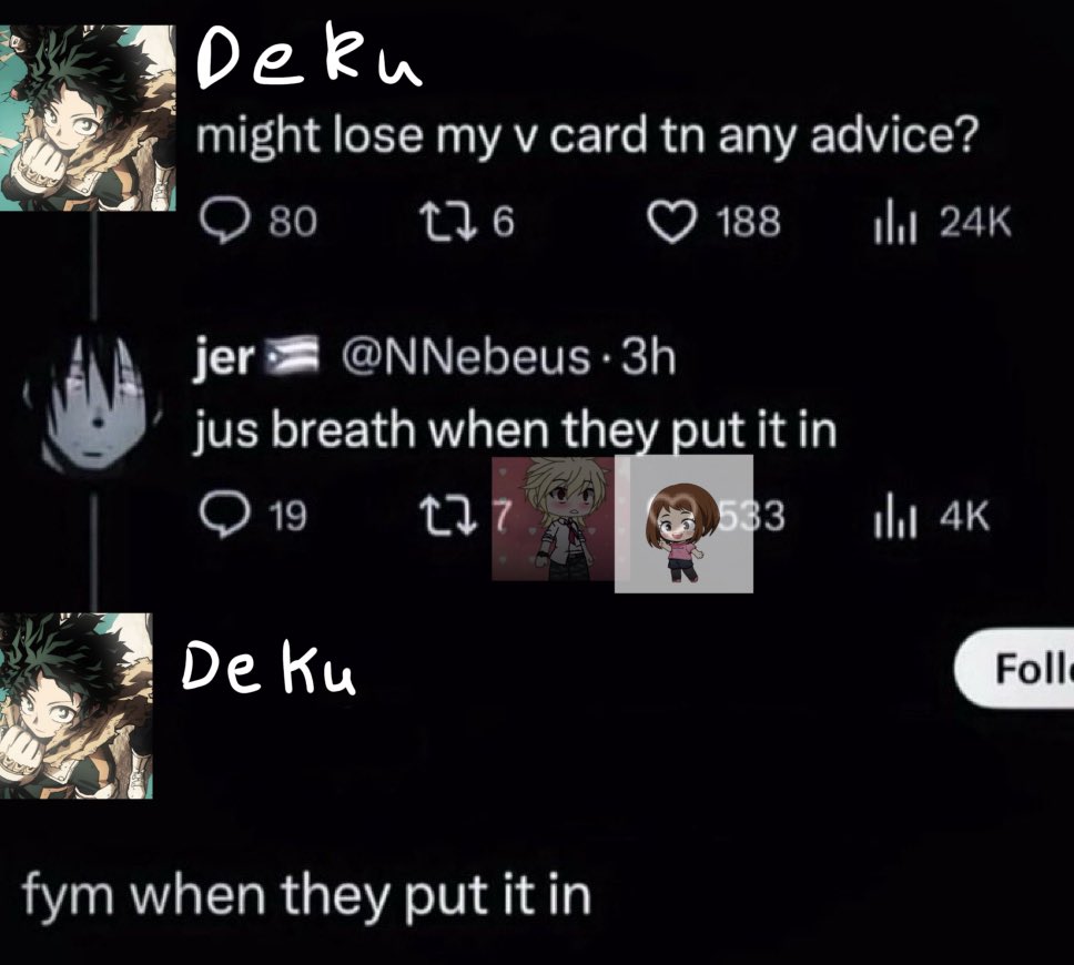 bakugos cold side of his balls tweet media