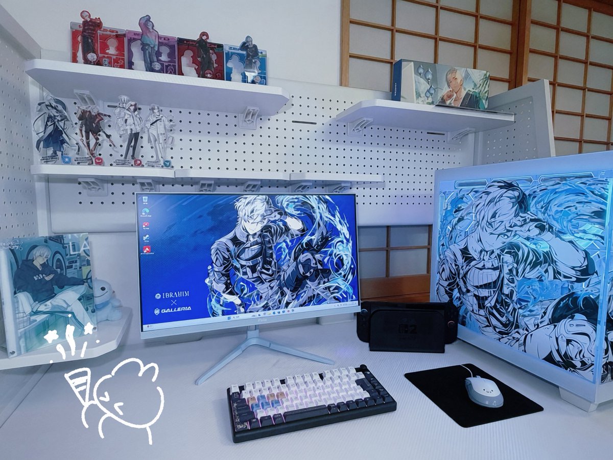 Ibdam__25's tweet photo. 念願のPCセット完了🎮 https://t.co/DUP275KeM7