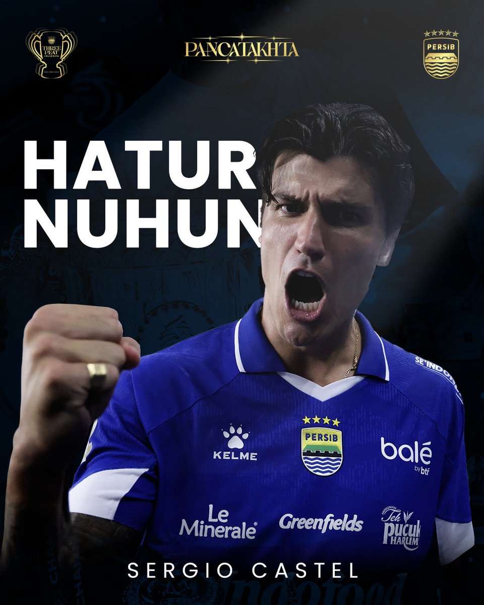 persib's tweet photo. Kebersamaan yang singkat harus berakhir lebih cepat. 

Hatur nuhun, Sergio Castel!🤝💙

#WeArePERSIB https://t.co/TpedGXQdlI