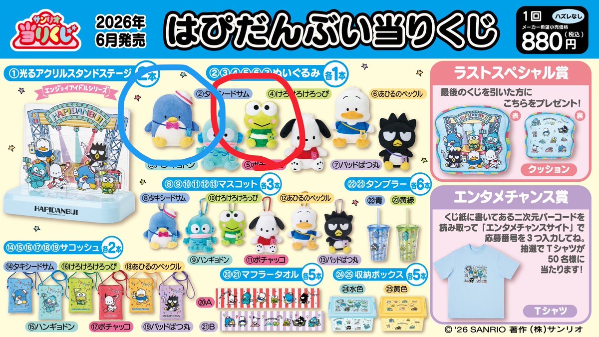 m___s___103's tweet photo. 【交換】 サンリオ当たりくじ はぴだんぶい

譲：④けろけろけろっぴ ぬいぐるみ
求：同種 ②タキシードサム

郵送or横浜周辺手渡し

検索からでもお声掛けください。
よろしくお願いいたします。 https://t.co/0tGmqcow19